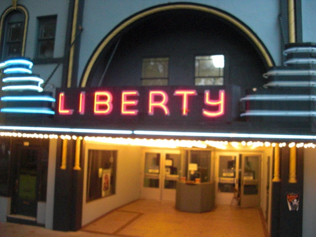 Liberty Theatre (built 1927 as the Granada) in the Camas Town Square photo 11/1/10